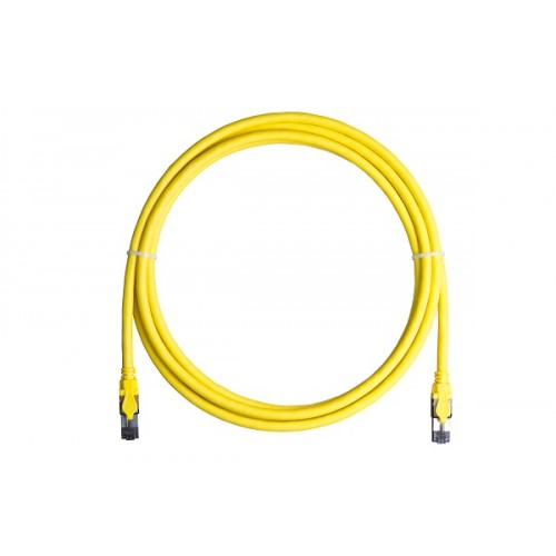 NIKOMAX Пач кабел. Eкраниран S/FTP, 0.5M NMC-PC4SE55B-005-C-YL